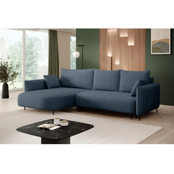 ECKSCHLAFSOFA Sycylia links dunkelblau