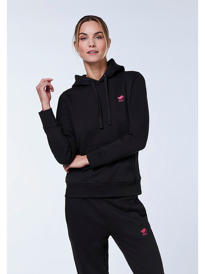 Polo Sylt Hoodie in Schwarz - L