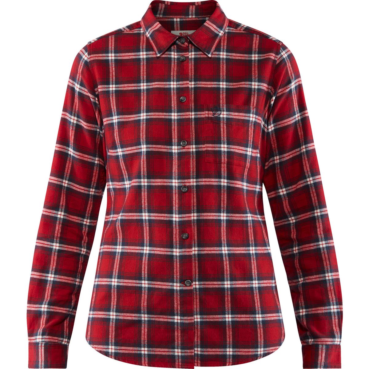 Fjällräven övik Flannel Shirt W deep red (325) L F89833-325-L