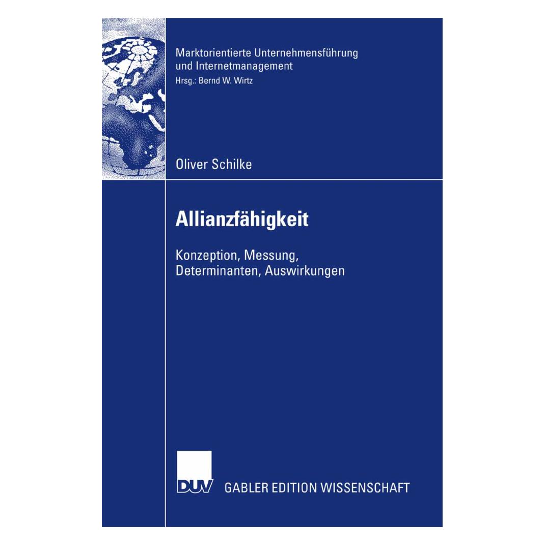 Gabler Allianzfähigkeit (Deutsch, Softcover, Oliver Schilke) (55190183)