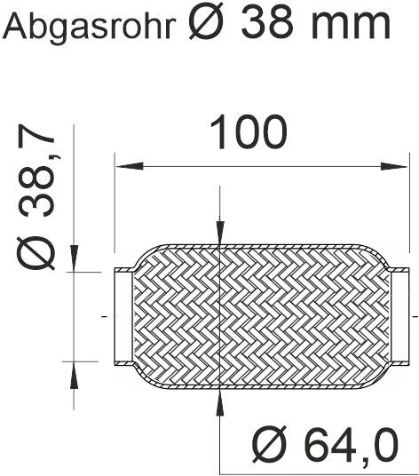 Ernst Flexrohr, Abgasanlage 460491