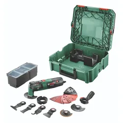 Bosch Multifunktionswerkzeug PMF 250 CES in SystemBox + 20 Zubehörteile - 0603102106