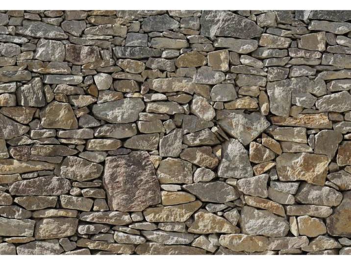 Komar - Fotobehang - Stone - Wall - 368x254 - cm - 8-727
