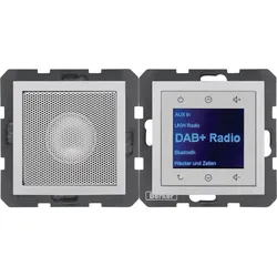Berker 29801404 Radio mit Lautspr. DAB+ B.x alu matt