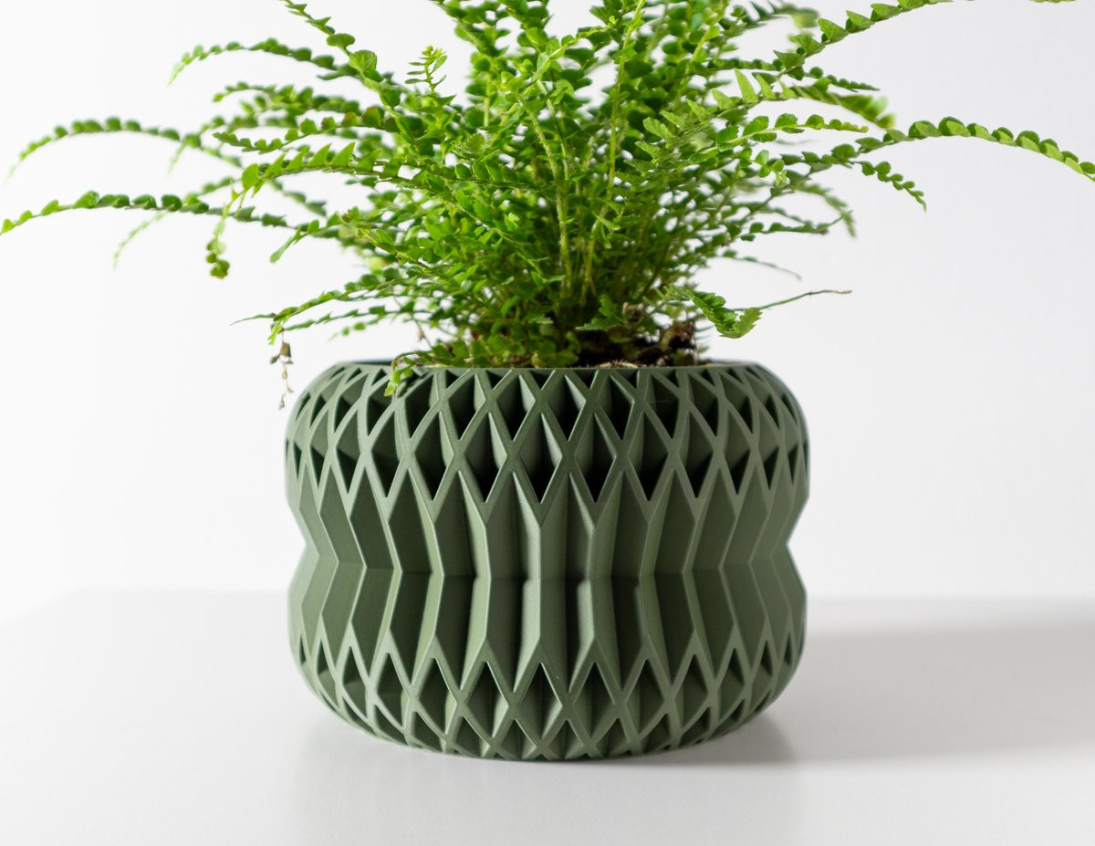 Skushy Rydan Bloempot - Moderne Sculpturale Designpot voor Tafeldecoratie