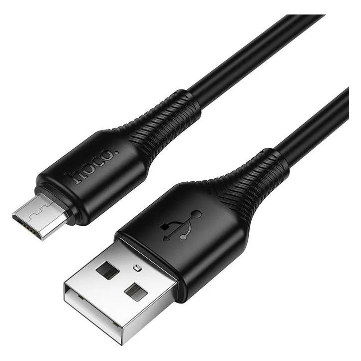 Hoco Cable Cable USB A to Micro USB 2,4A 1 m X120 black (1 m) (60055259)
