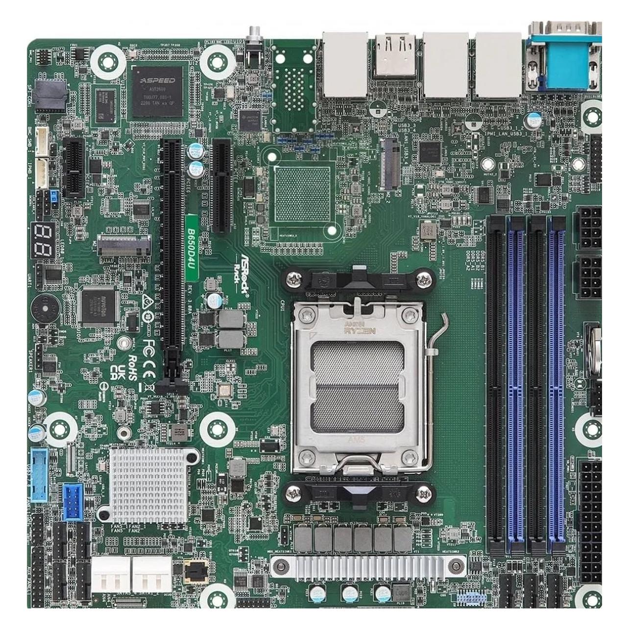 AsRock B650D4U (AM5, AMD B650E, mATX) (B650D4U)