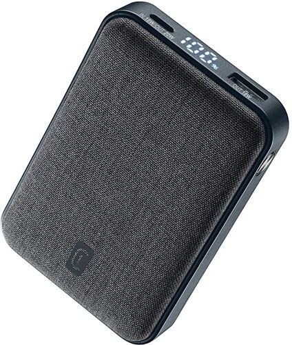 Cellular line Powerbank Cellularline PBGLAM10000PDK - 10000mAh - Preto