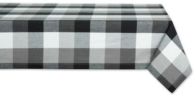 DII Tri Color Check Tablecloth