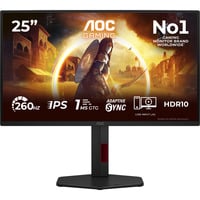 AGON 25G4ZR, Gaming-Monitor 62.2 cm (24.5 Zoll), schwarz (matt), FullHD, Fast-IPS, HDMI, DP, E-Sport Monitorständer, 240Hz Panel