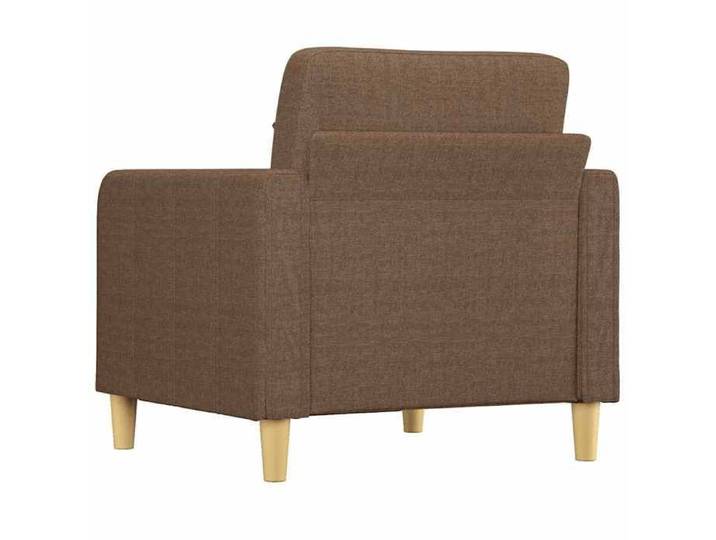 {Promotion January} Petit canapé 1 Place MODERNE Pour 1 personnes - Fauteuil Chambre/Appartement - Marron 60 cm Tissu &3_7770052