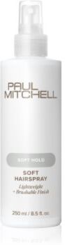 Paul Mitchell Soft Hold Soft Hairspray laca de cabelo com fixação fraca 250 ml. Soft Hold Soft Hairspray