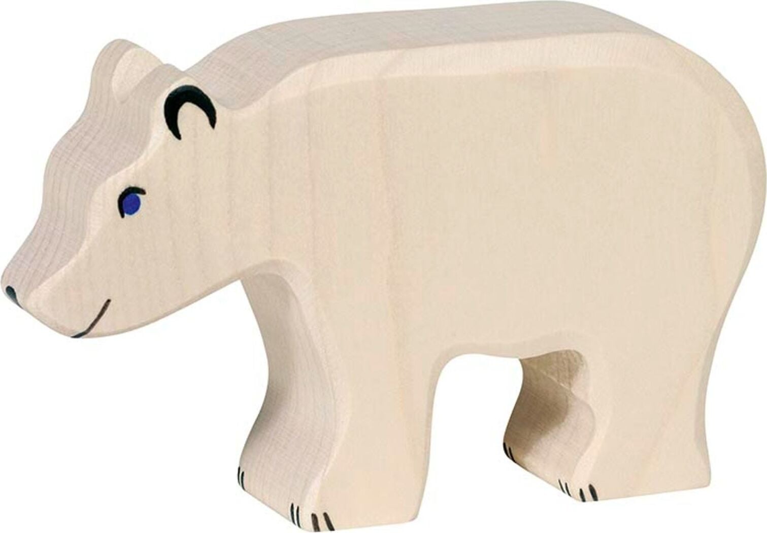 Holztiger Ijsbeer aan het eten