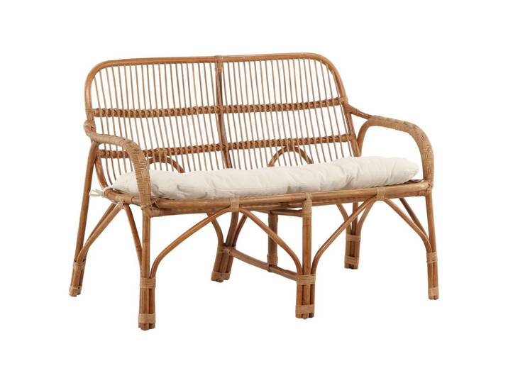 Loungsofa Nella Rattan ca. 130x93x82 cm