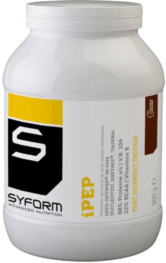 SYFORM Srl Syform Ipep Cacao 900g - Integratore Alimentare con Proteine del Siero del Latte Idrolizzate