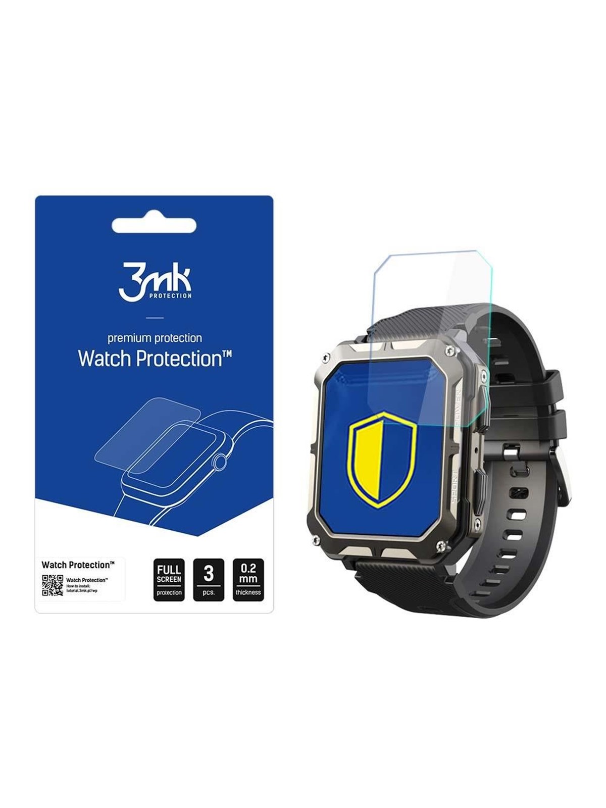 3mk Watch Protection v. FlexibleGlass hybrid glass on Cubot C20 Pro