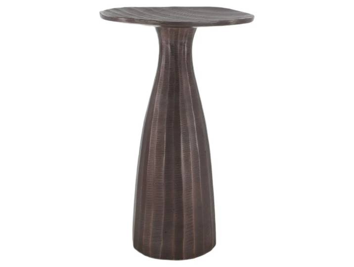 Kerzenständer Metall Bronze H: 26 cm Decofinder