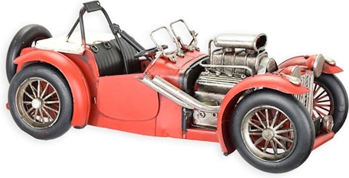MadDeco Blikken Hot Rod Cabrio Auto Decoratie B/D/H: 33 x 13 x 13 cm