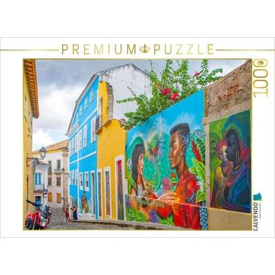 CALVENDO Puzzle Altstadt, Salvador de Bahia | 1000 Teile Lege-Größe 64x48cm Foto-Puzzle für glückliche Stunden