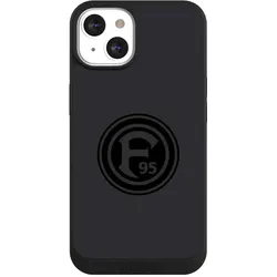 Nivocase Handyhülle für Apple iPhone 13 Hülle NIVOpure Case Schwarz F95 Fortuna Düsseldorf Logo (Apple iPhone 13), Smartphone Hülle, Schwarz