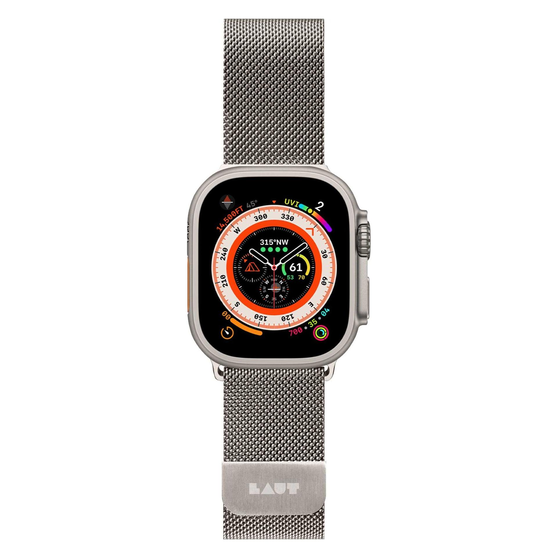 Laut Steel Loop Watch Strap Ultra (49 mm, Edelstahl, Titan) (L_AWU_UL_TI)