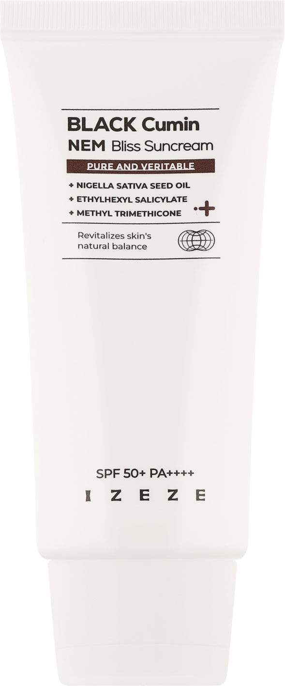 IZEZE Black Cumin NEM Bliss Sunscreen SPF50 50ml