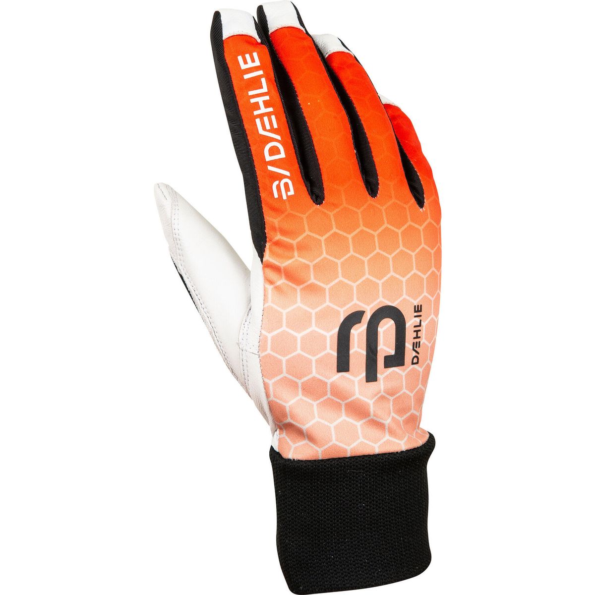 Daehlie Glove Race Leather Wmn shocking orange (38000) 5 333487-38000-5