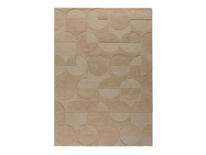 Tapis en laine beige 120x170cm