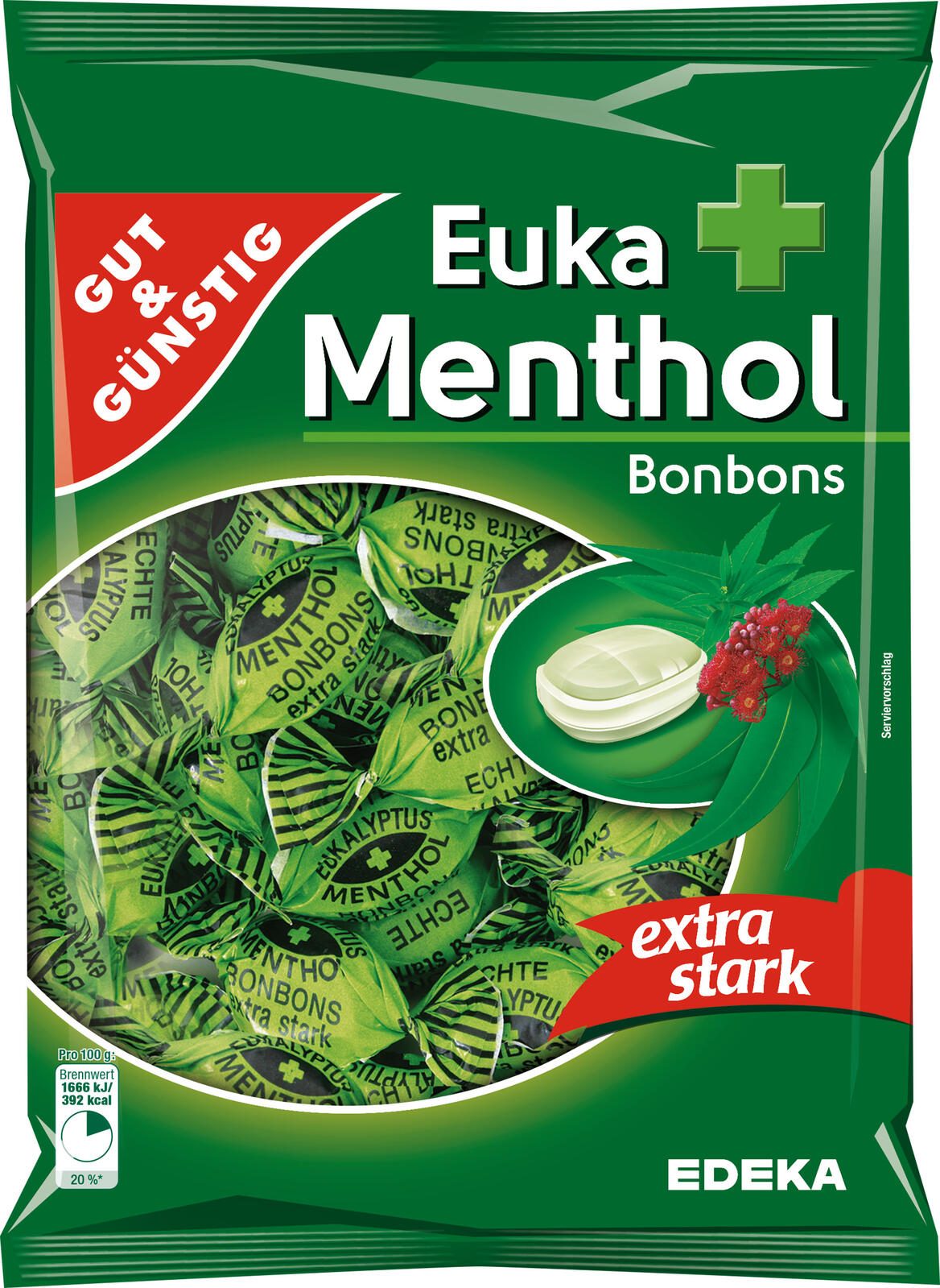 GUT&GÜNSTIG Euka Menthol Bonbons 4011832001
