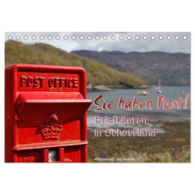 Sie haben Post - Briefkästen in Schottland (Tischkalender 2026 DIN A5 quer), CALVENDO Monatskalender