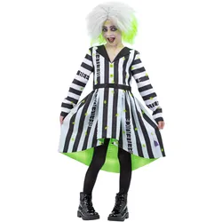 Smiffys Beetlejuice Kostümkleid für Mädchen (116, 122, 128)