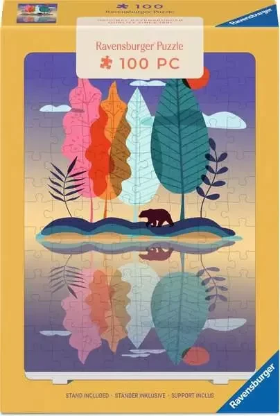 Ravensburger 120020424 Puzzle mit Ständer: Spiegelung der wunderschönen Natur