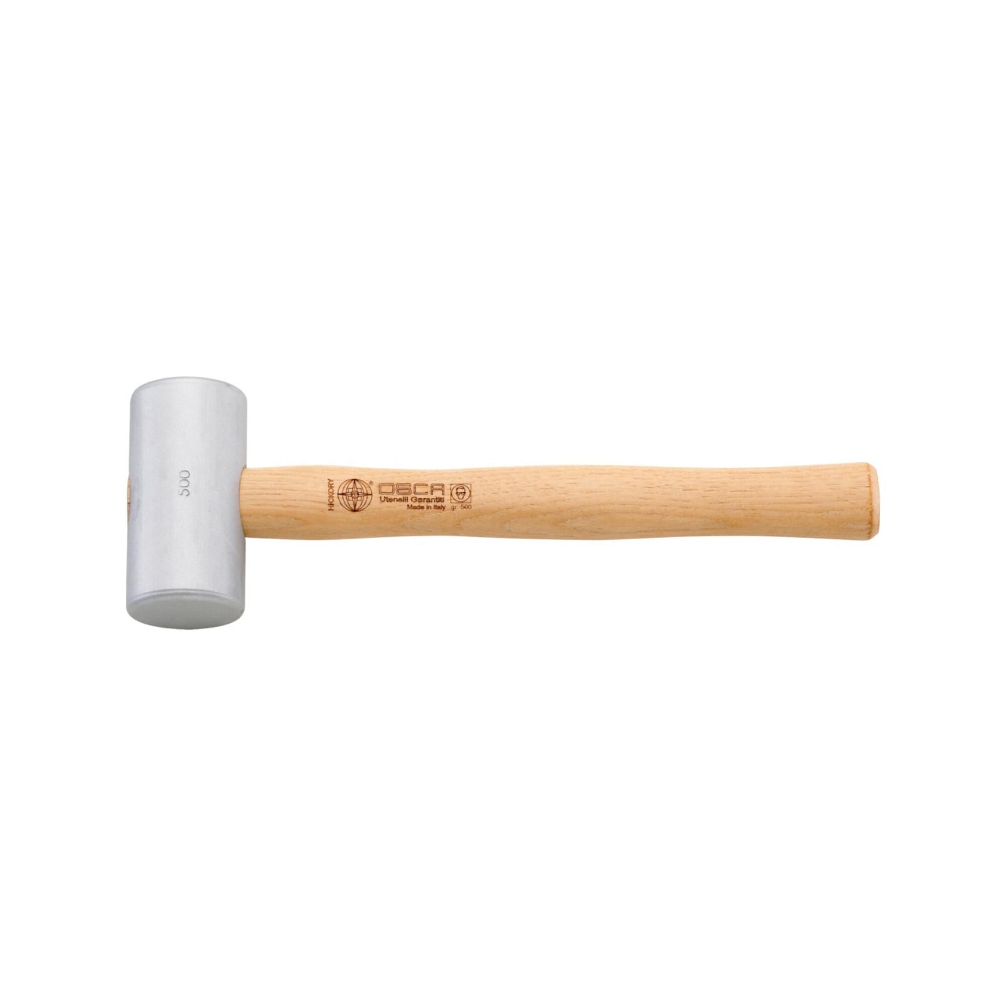 OSCA Aluminiumhammer zylindrisch mit Hickorystiel 750g (075H Gr 750)