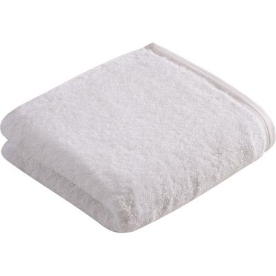 Handtuch VOSSEN "Vegan Life", weiß, B:50cm L:100cm, Webfrottier, Obermaterial: 100% Baumwolle, Handtücher, 100% vegan
