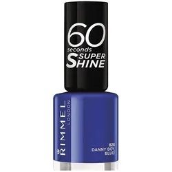 Rimmel London 60 Seconds Super Shine Nail Lacquer 828 Danny Boy Blue