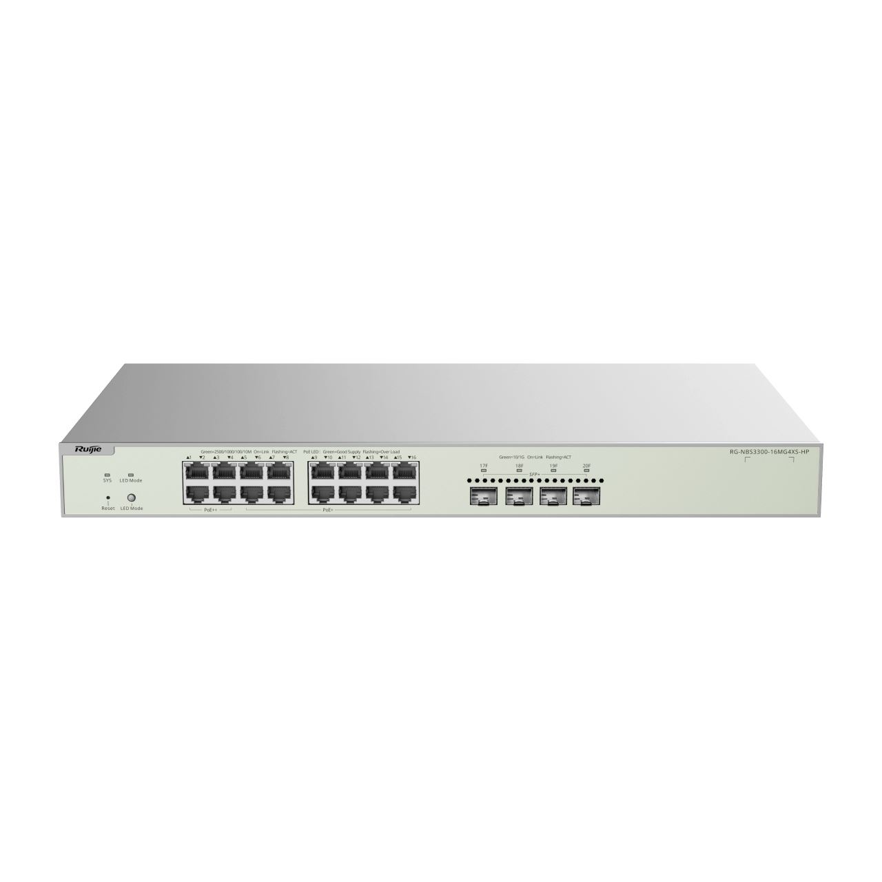 Reyee RG-NBS3300-16MG4XS-HP L2+ Cloud Managed Switch