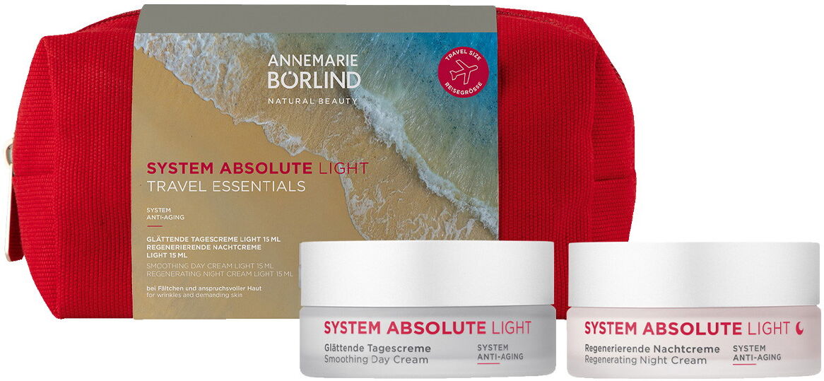 30ml ANNEMARIE BÖRLIND SYSTEM ABSOLUTE SYSTEM ANTI-AGING Light Set (Tagescreme 15ml + Nachtcreme 15ml + Pouch)