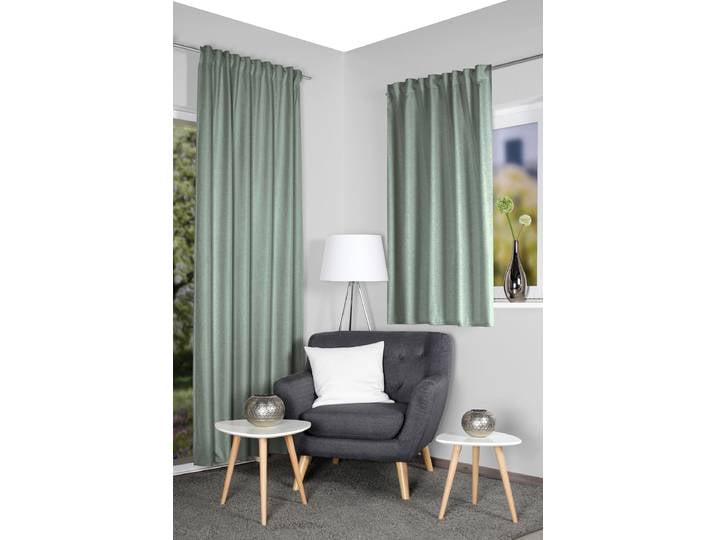 Rideau thermique Eskamio 270 x 245cm Vert/Couleur sauge