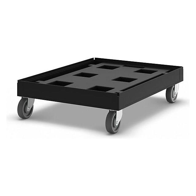 eurokraft basic Transportroller, schwarz (500 kg) (37701245)