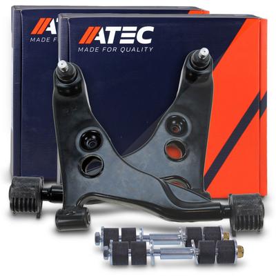 Atec 2x Querlenker + 2x Koppelstange vorne [Hersteller-Nr. 40675556] für Mitsubishi