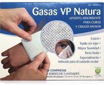 VP NATURA Gasa Esteril Tejido Sin Tejer 10x20 cm