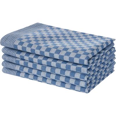 Geschirrtuch OTTO HOME "Keersten Premium", blau, B:50cm L:70cm, Geschirrtücher, Geschirrtuch, hochwertig, Grubentuch, 100 % Baumwolle, 65 × 50 cm