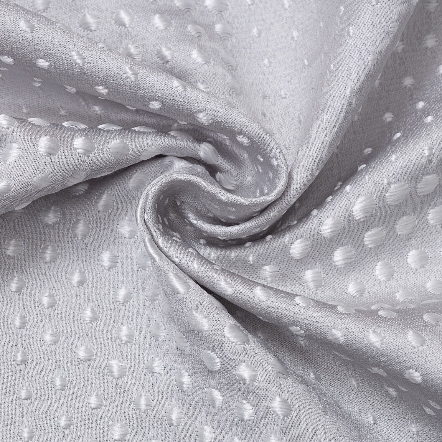 Vorhang GERSTER "Zelia" Gr. 1, silber (silberfarben), B:140cm H:245cm, Polyester, Gardinen, Vorhang, SB-Ösenschal "Zelia" silberfarben 245cm, Ösen, 140cm