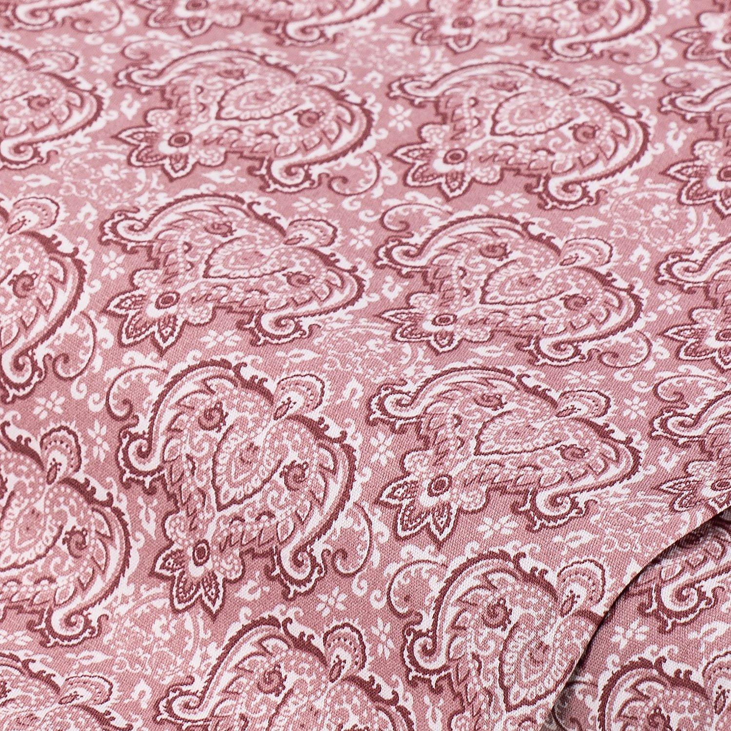 Baumwoll-Trachtenstoff "Ornament", rot-color