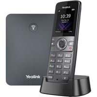 W74P, VoIP-Telefon schwarz, Basisstation mit Mobilteil