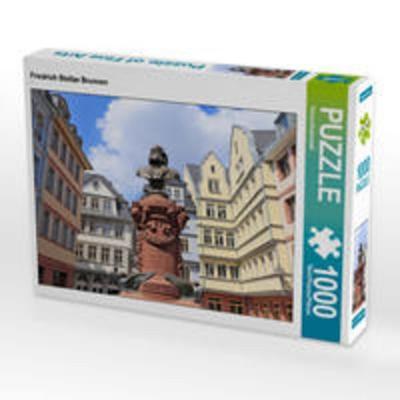 CALVENDO Puzzle Friedrich Stoltze Brunnen | 1000 Teile Lege-Größe 64x48cm Foto-Puzzle für glückliche Stunden