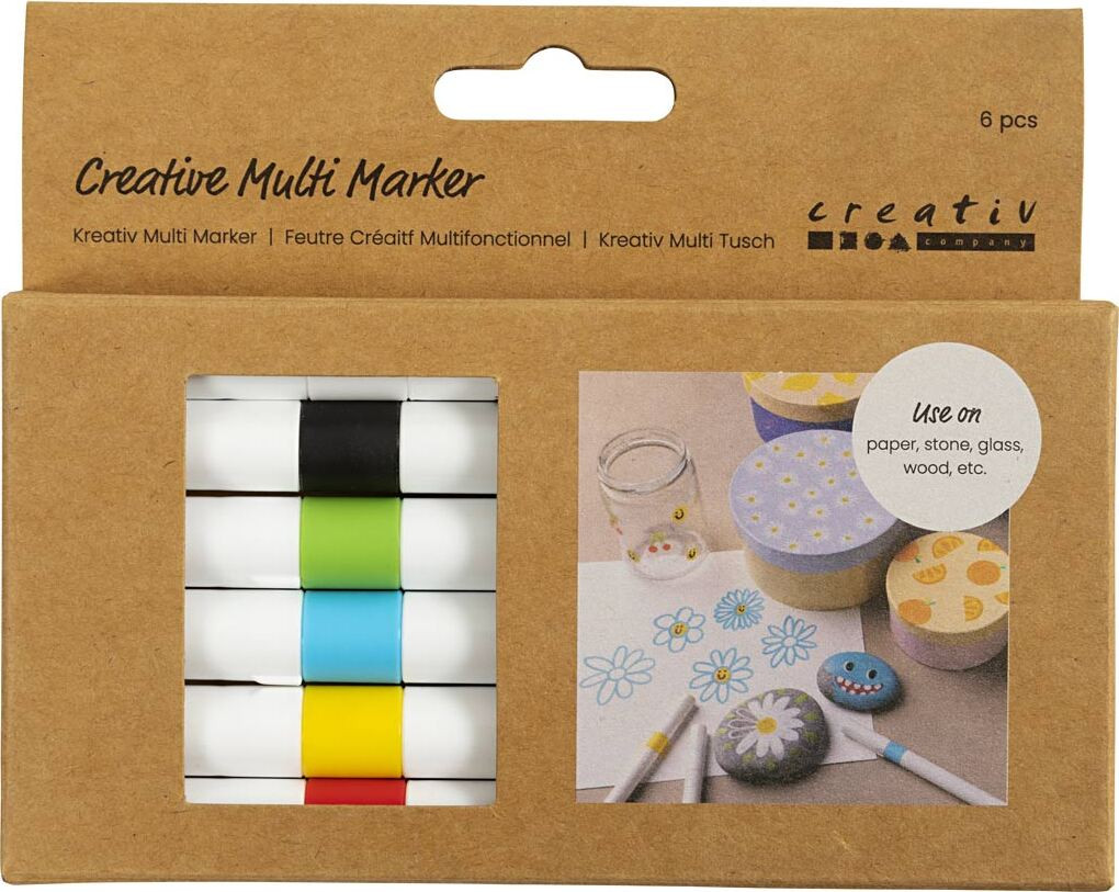 Creativ Company CC Creatieve Multi-pen, 6 stuks