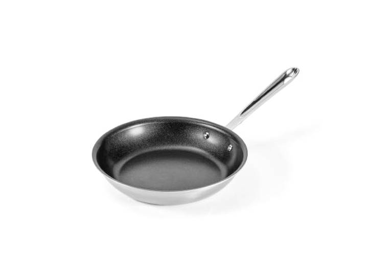 All-Clad D5 25,4 cm gebürsteter Edelstahl Pro Antihaft-Bratpfanne, 5-lagige Edelstahlpfanne, Induktion, ofenfest, 500F, Pfannkuchen-Eierpfanne, Bratpfanne, professionelles Kochgeschirr, Silber