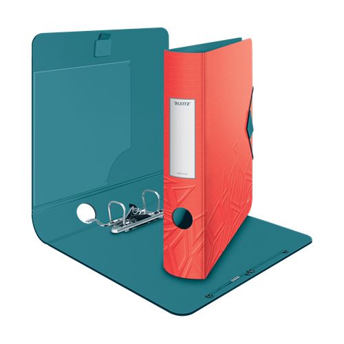 LEITZ Active Urban Chic Ordner rot Kunststoff 6,5 cm DIN A4