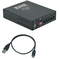 Elite Acoustics Pedalnetzteil Gig-Charge 5 mit USB-Kabel, Effektgerät, Schwarz
